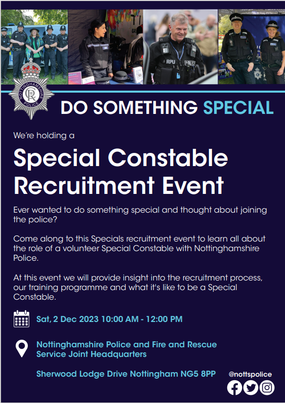 Special Constable Recruitment Even