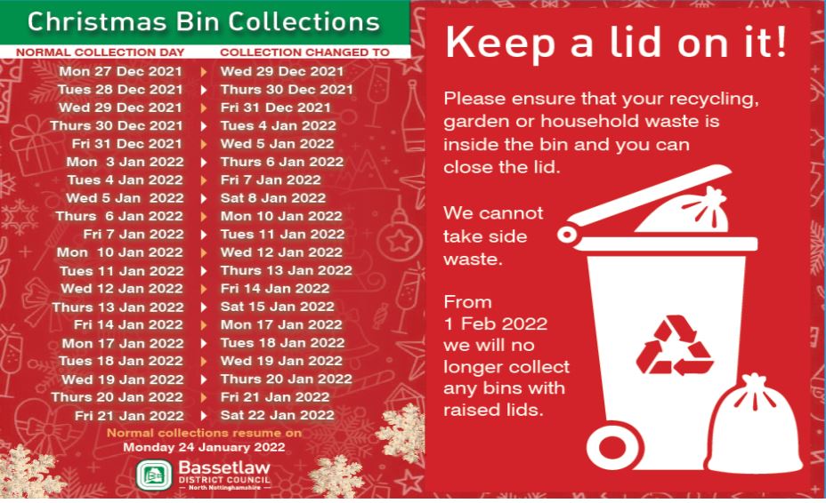 BDC bin collections